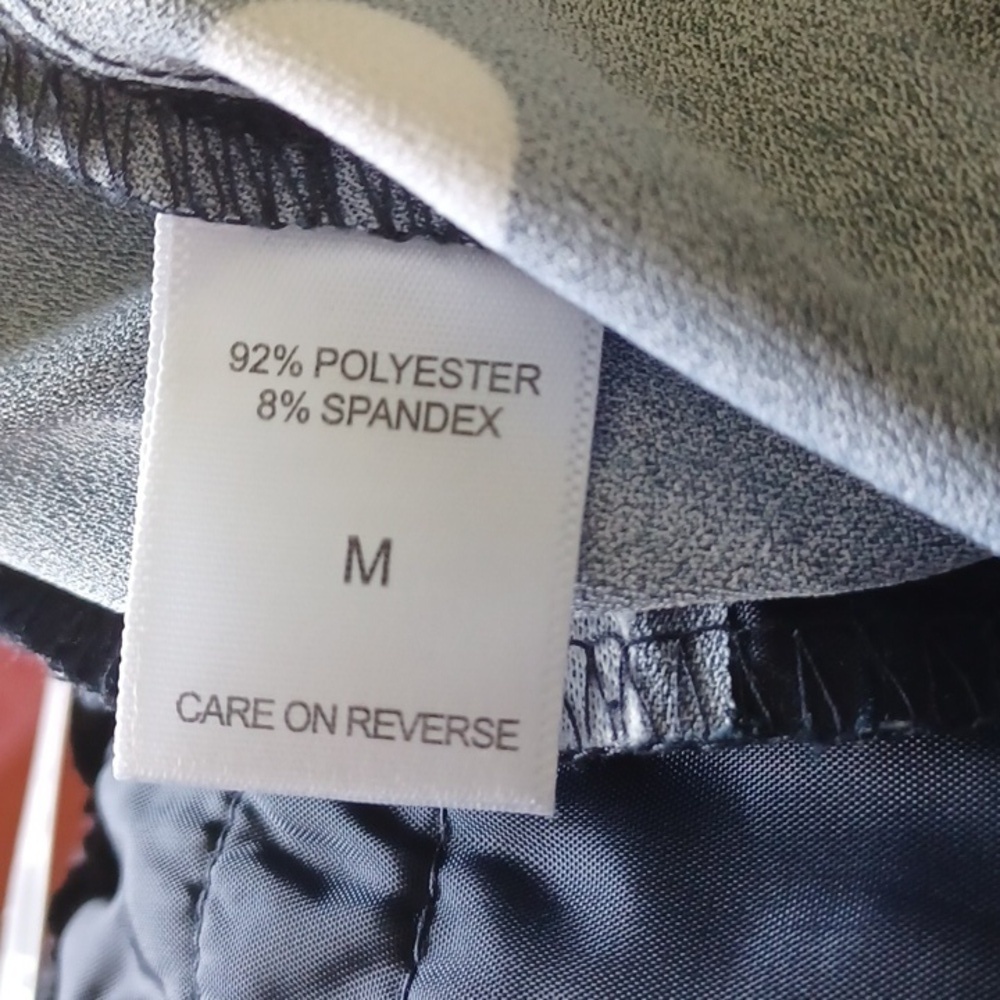 NY&Co Palazzo Pants, black with white polka dots, NWT - Picture 6 of 7